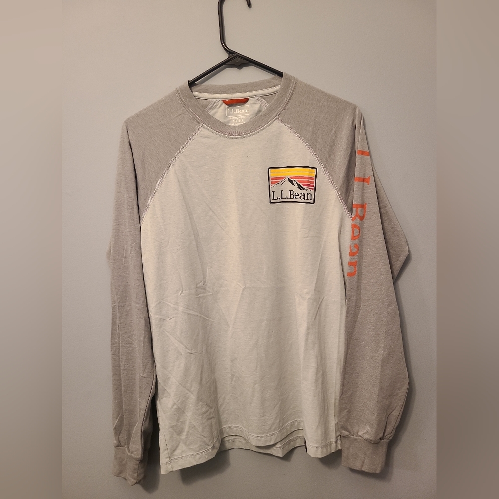 L.L. Bean Men's Bean's Performance Graphic Tee, Long-Sleeve Small